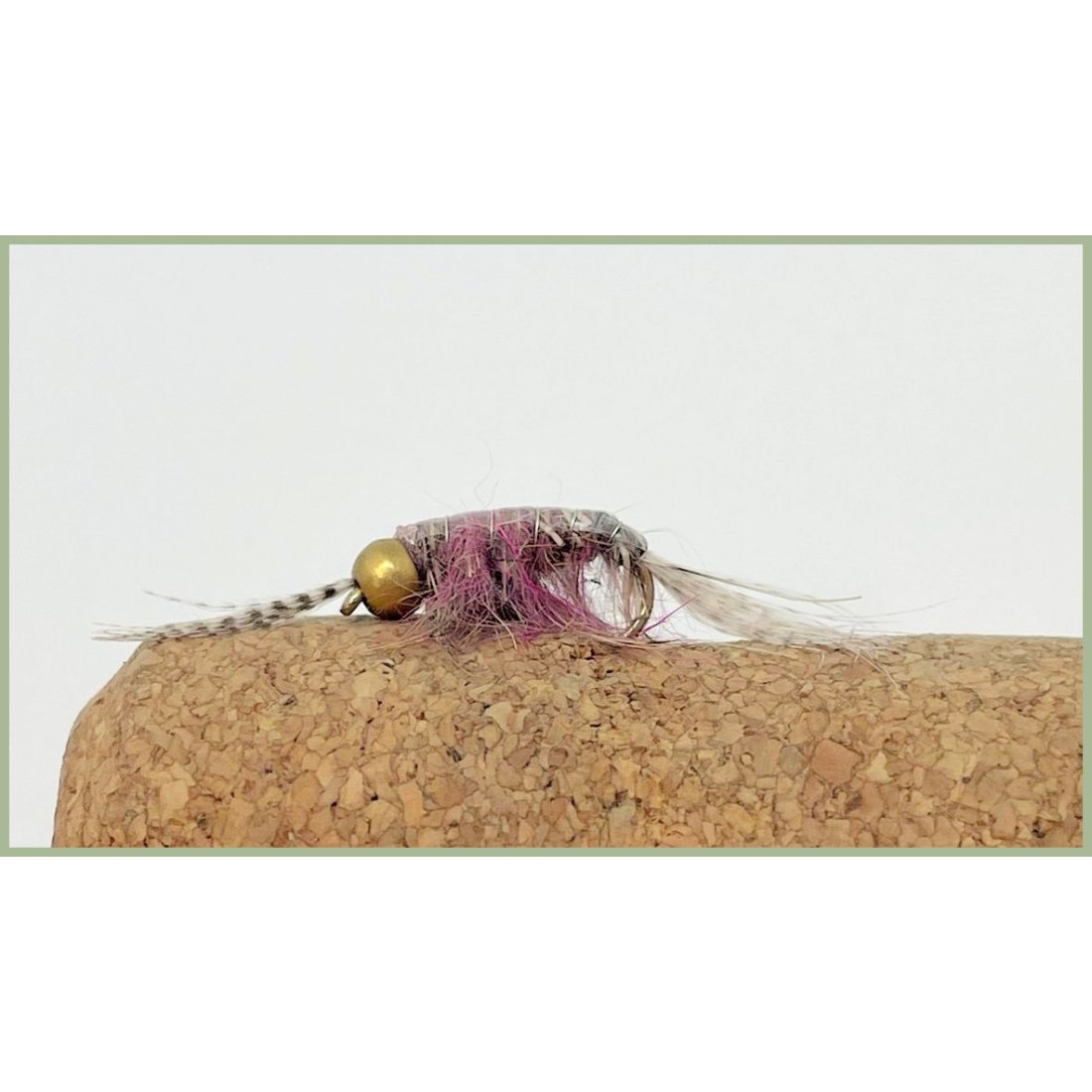 12 Pack Gold Head Shrimp Trout Flies - Mixed Sizes 6/8/10/12 - Fly Fishing